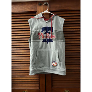 Philadelphia Phillies Sleeveless Hoodie Sweatshirt SGA - Adult Large